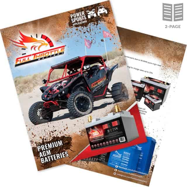 Market Sheet for UTV & Powersports Applications