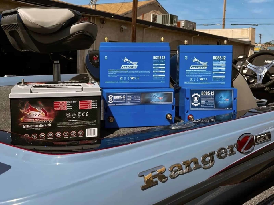 Fullriver DC Series and Full Throttle Series marine batteries