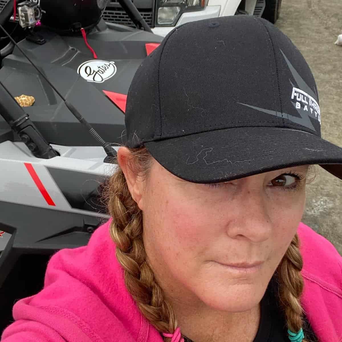 Lacrecia Beurrier uses Full Throttle batteries in her UTV